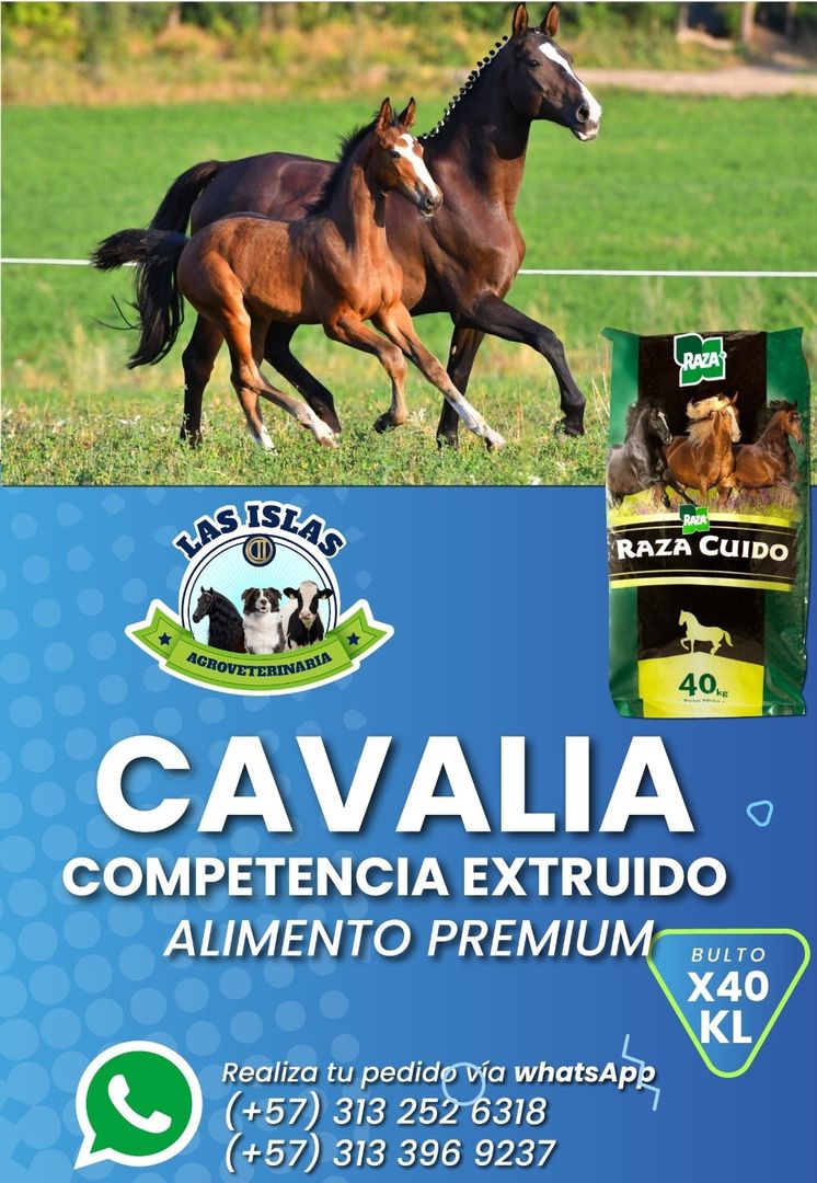CAVALIA COMPETENCIA EXTRUIDO x 30 Kilos
