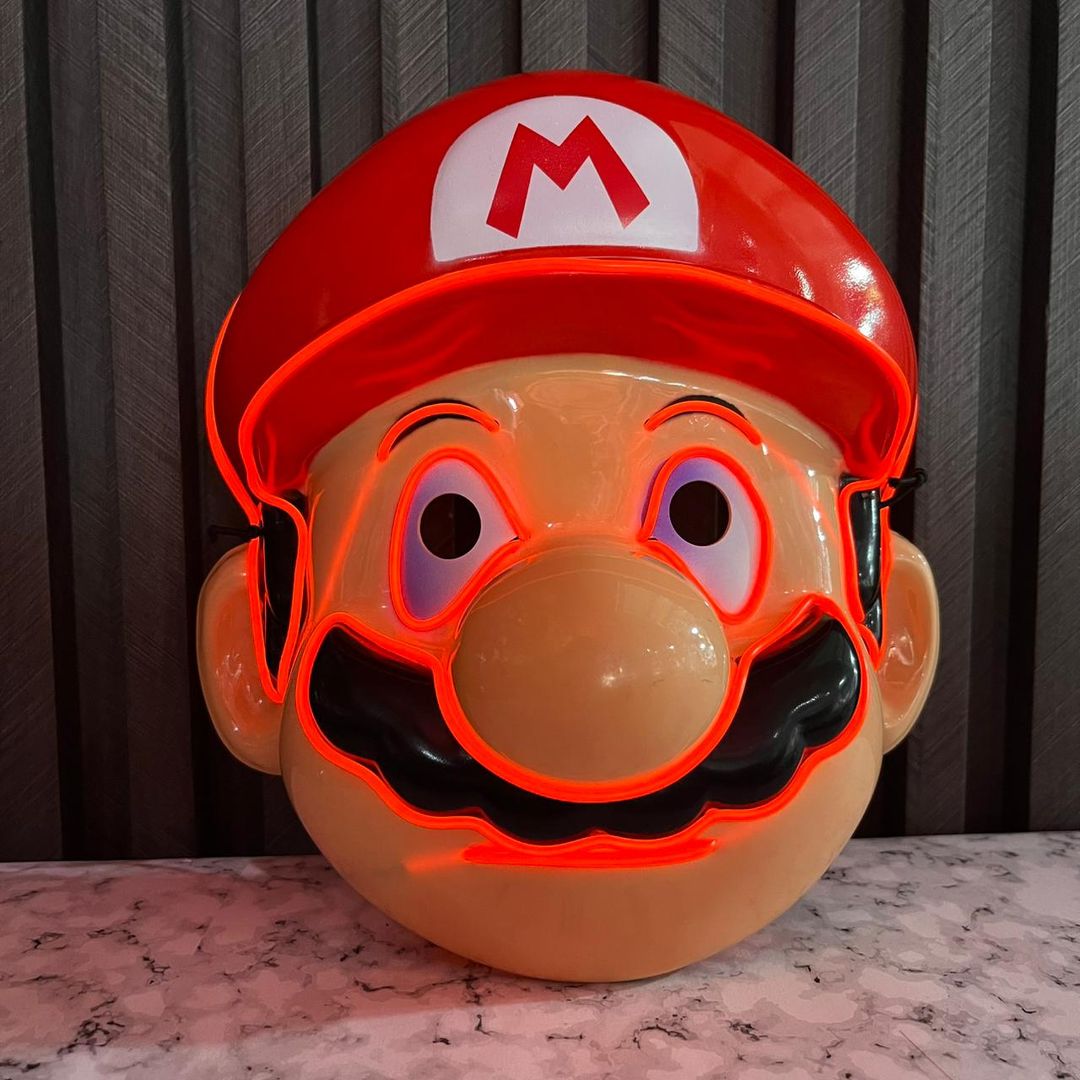 MASCARA MARIO BROS DE LUZ