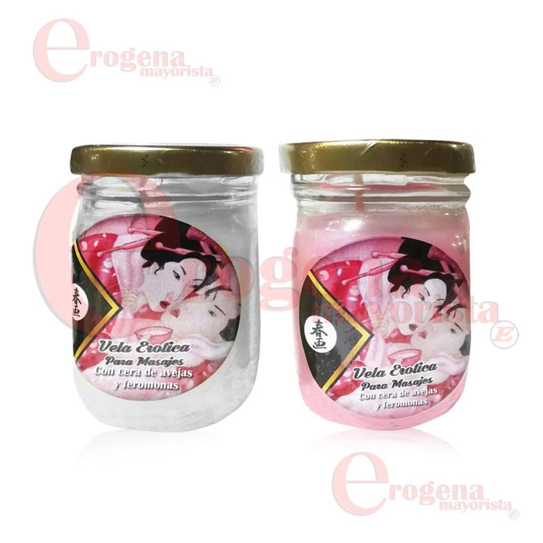 VELAS PARA MASAJE CON FEROMONAS 