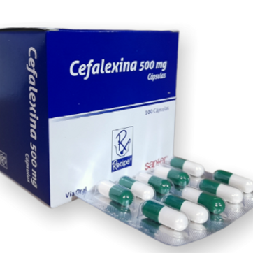Imagen del producto CEFALEXINA 500MG RECIPE SOB X 10 CAPS