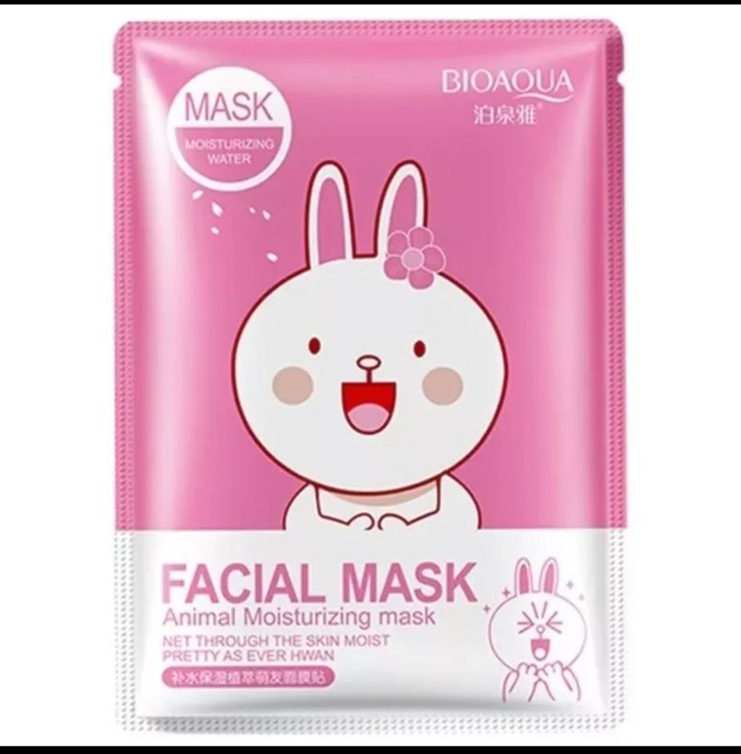 Mascarilla Velo Humectante Conejito Bioaqua