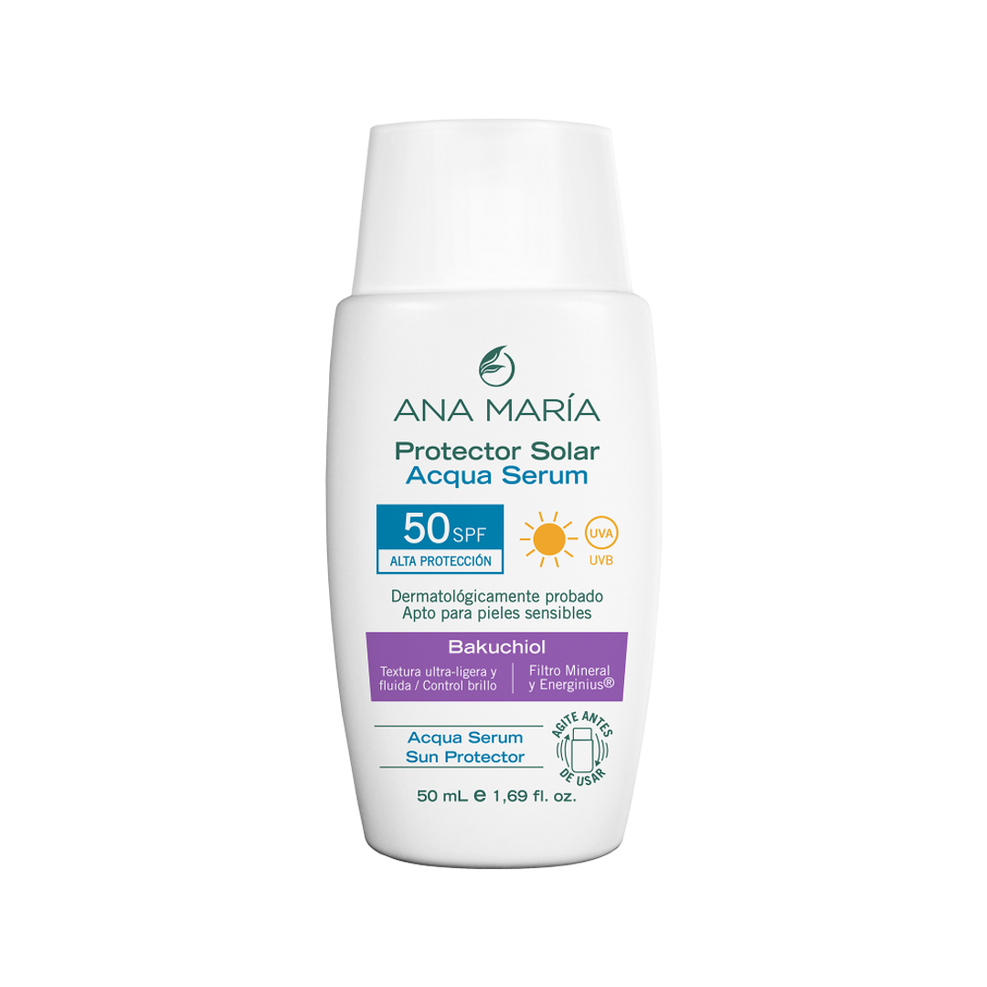ANA MARIA PROTECTOR SOLAR ACQUA SERUM BAKUCHIOL 50ML