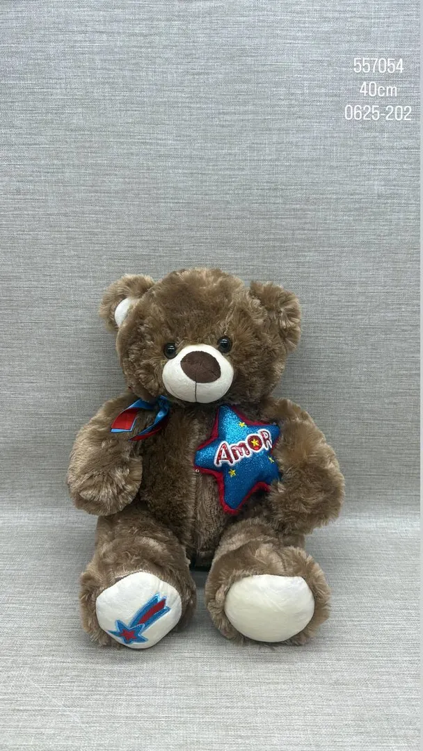 OSO CON ESTRELLA 45 CM