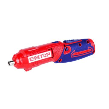 EMTOP ATORNILLADOR INALAM 4V AJUSTABLE 2 POSICIONES + 19PCS  - imagen 4