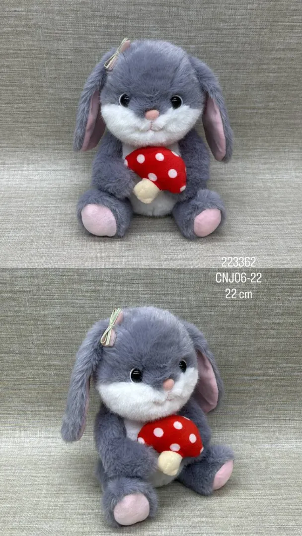 CONEJO CON HONGUITO DE 22 CM