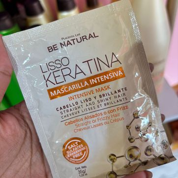 Imagen del producto Mascarilla Be Natural Lisso Keratina Sashets