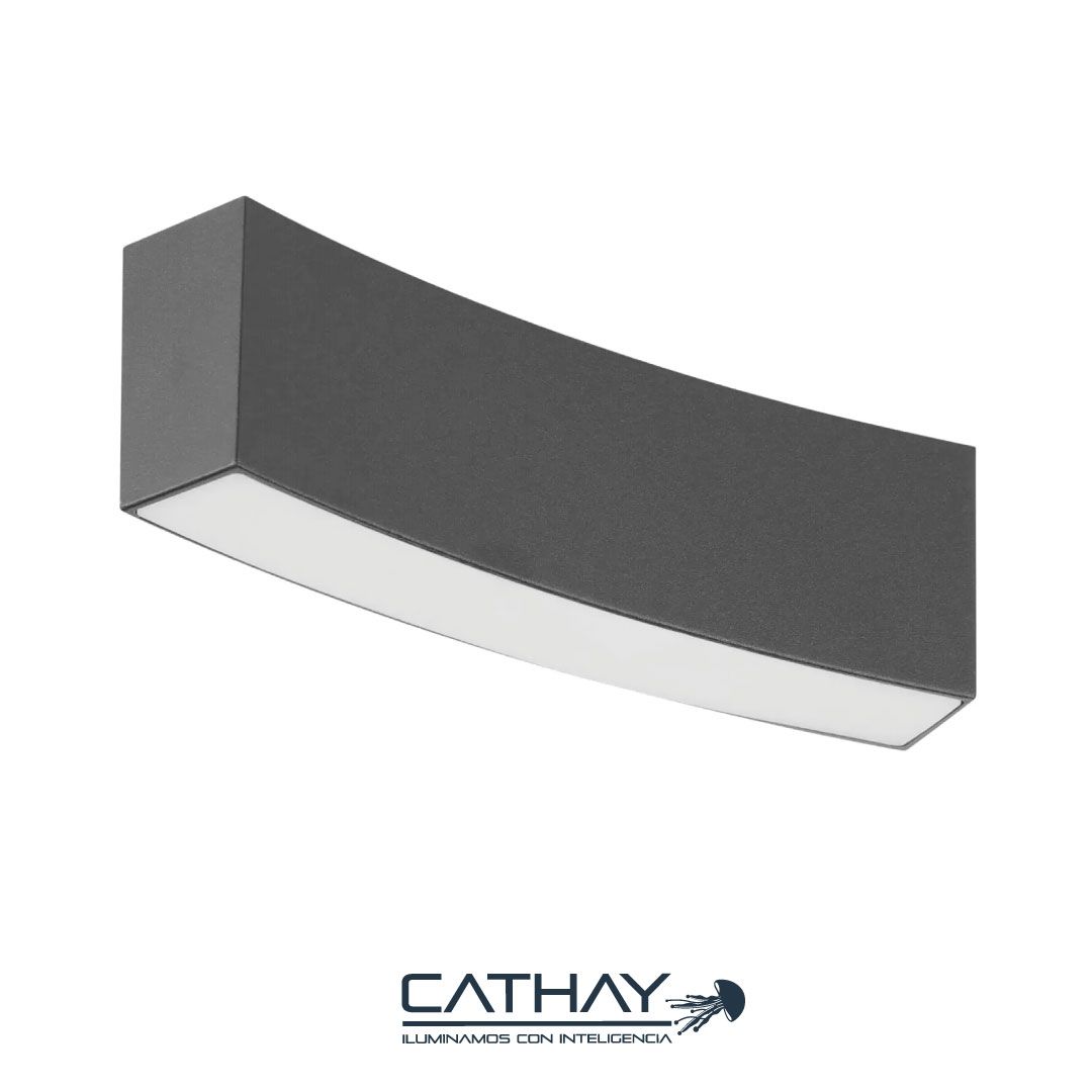 LUMINARIA LED CURVA CON DIFUSOR OPALIZADO(CURVY)