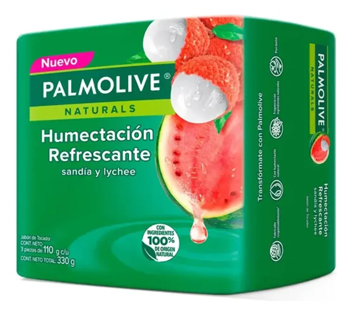 JABON PALMOLIVE SANDIA X 110 GR PAQ X 6 UND