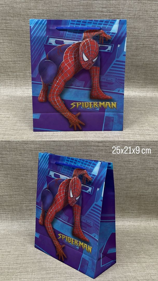 BOLSA DE REGALO SPIDERMAN 