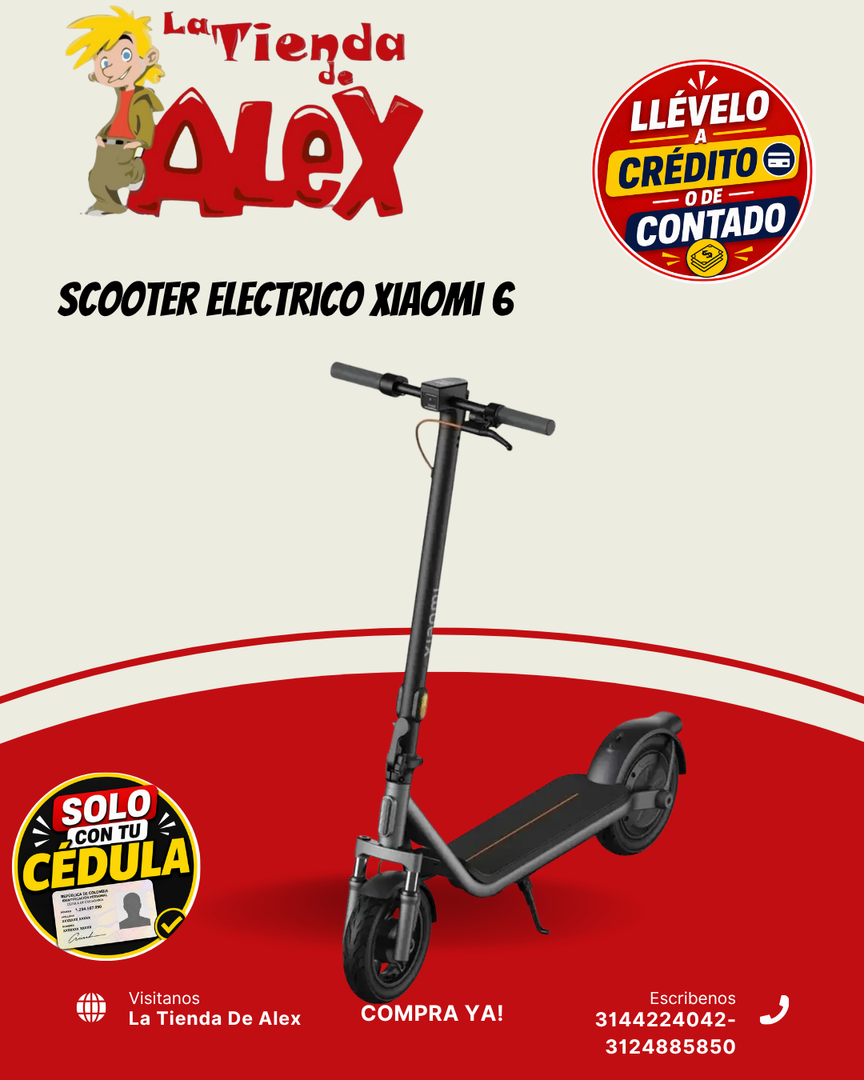 Scooter Electrico Xiaomi 6 