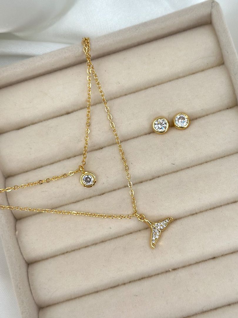 Set cadena cola de sirena 