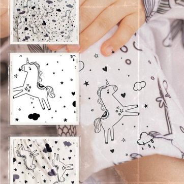 PIJAMA PINTABLE UNICORNIO - imagen 1