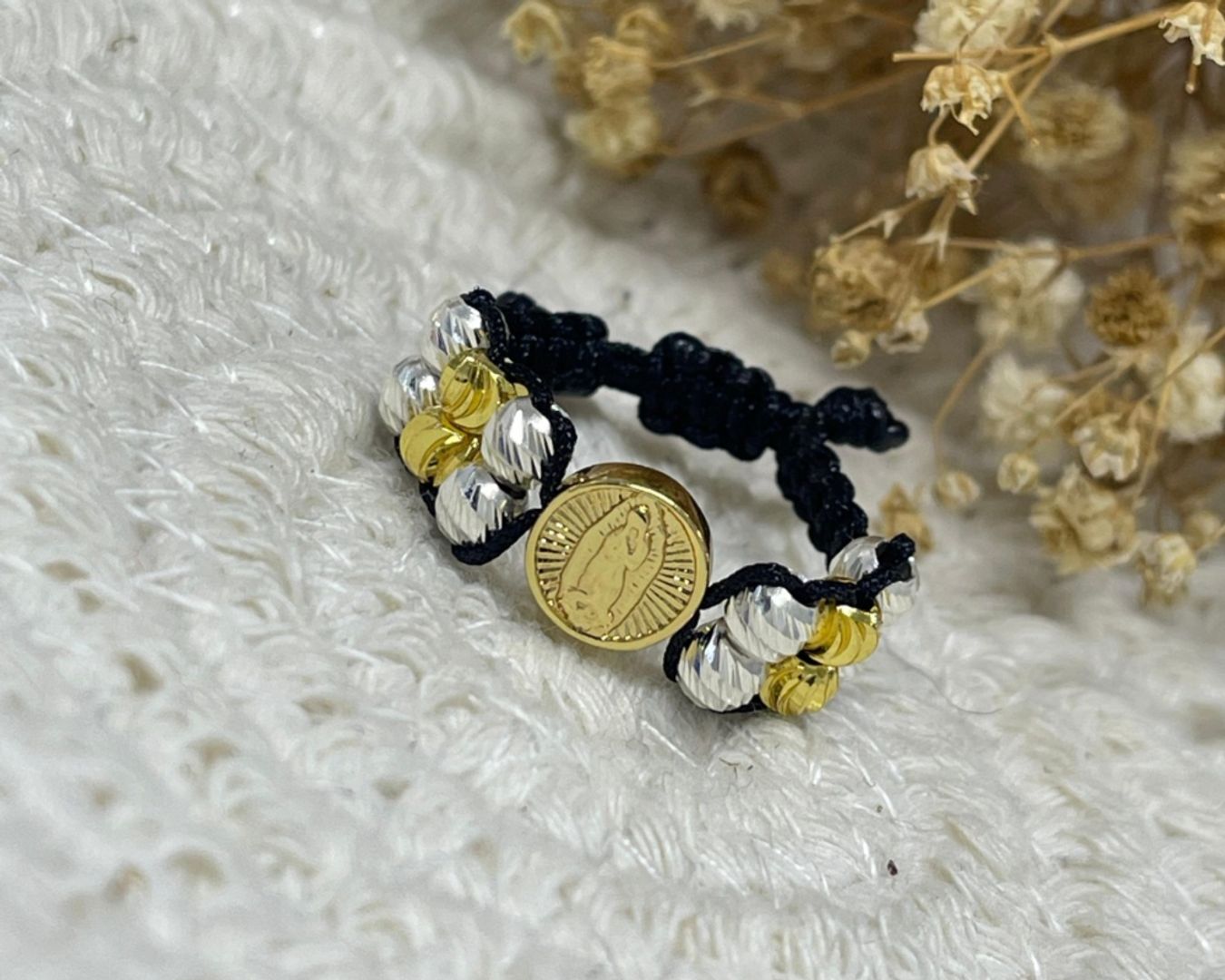 Anillo tejido virgen guadalupe