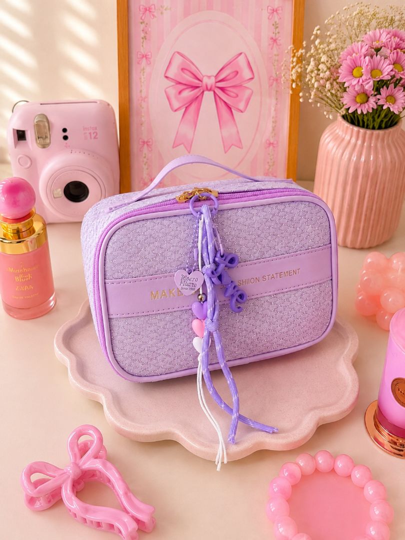Cosmetiquera makeup llavero 