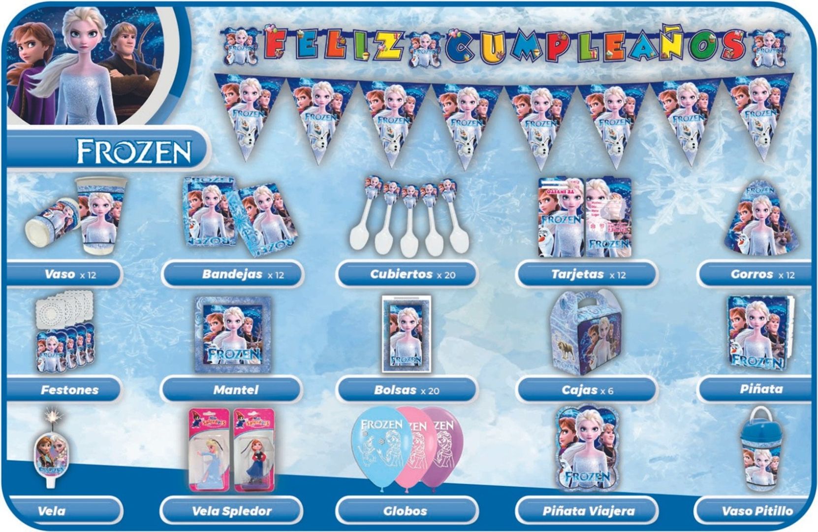 DECORACIÓN FROZEN