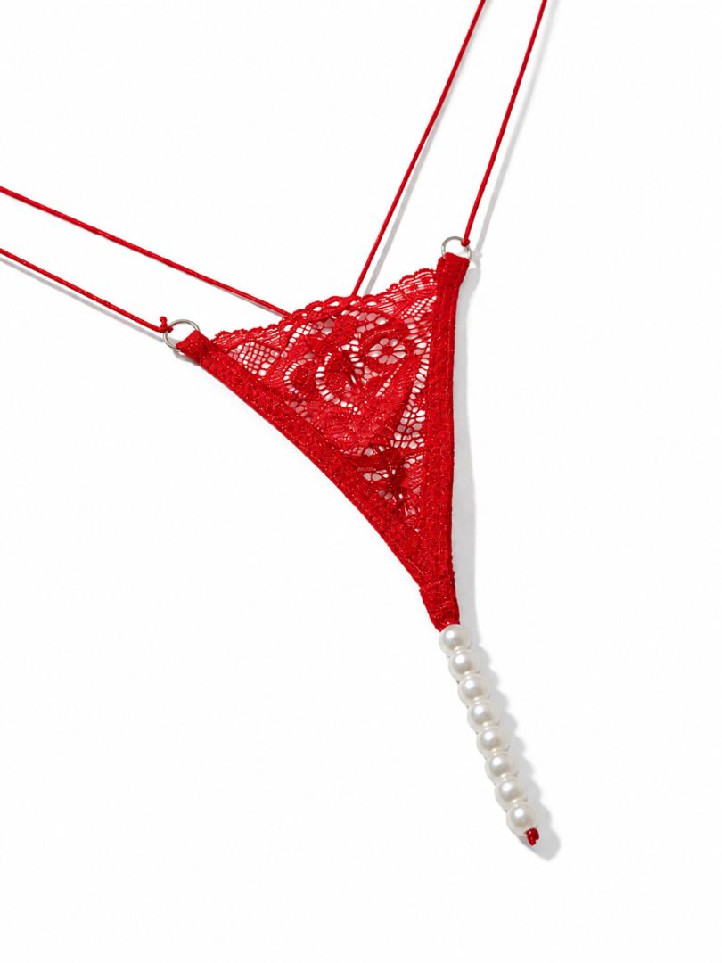 Súper Micro Tanga perlas 