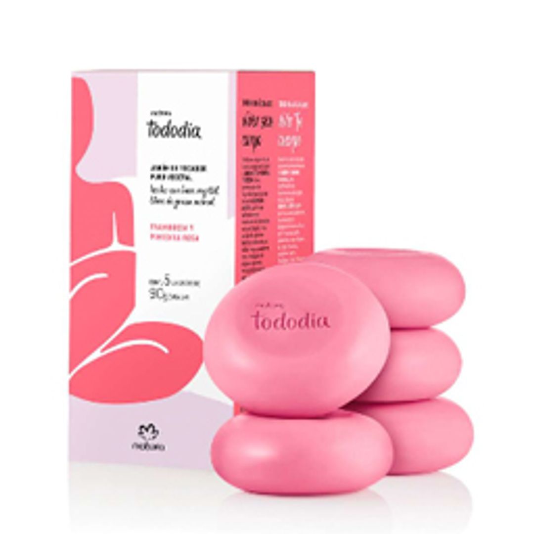  FRAMBUESA Y PIMIENTA ROSA JABON EN BARRA