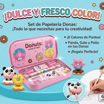 Kit Escolar Donas - imagen 1