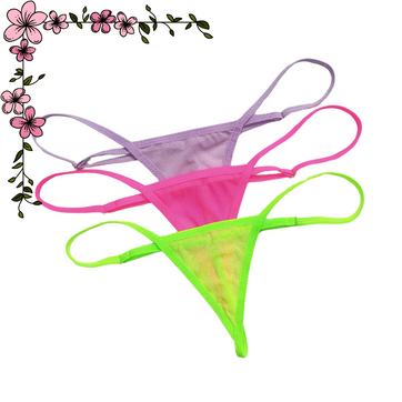 Micro tanga hilo en mallatex   - imagen 1