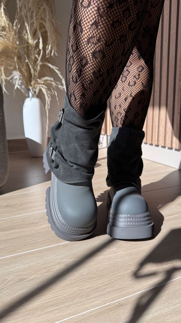 BOTAS JEAN GRIS DENIM 