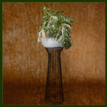 SOPORTES TORRE CAMILO (Negro y dorado) - imagen 3