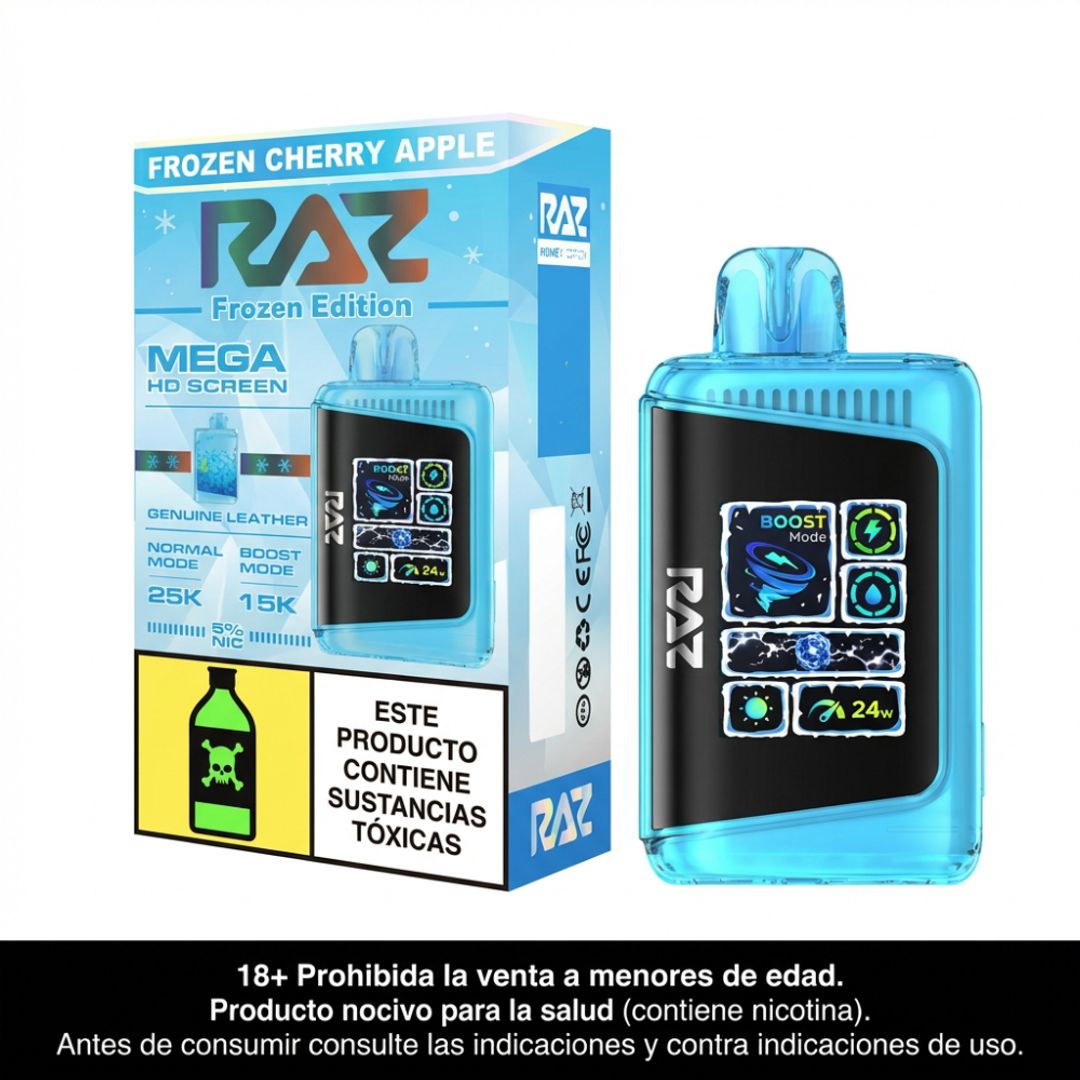 Raz Frozen Cherry Apple 25.000 Puffs