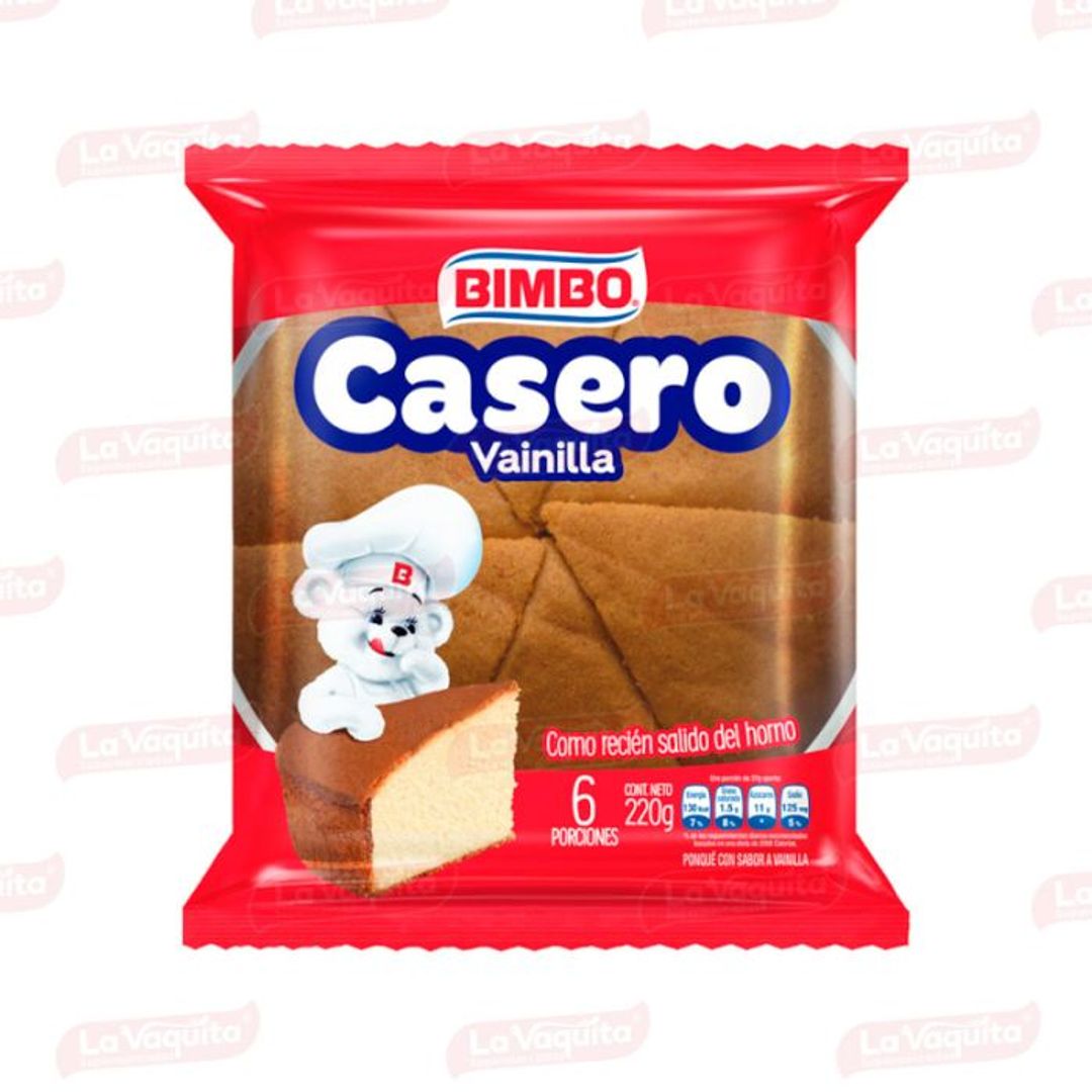 PONQUE CASERO*220G BIMBO