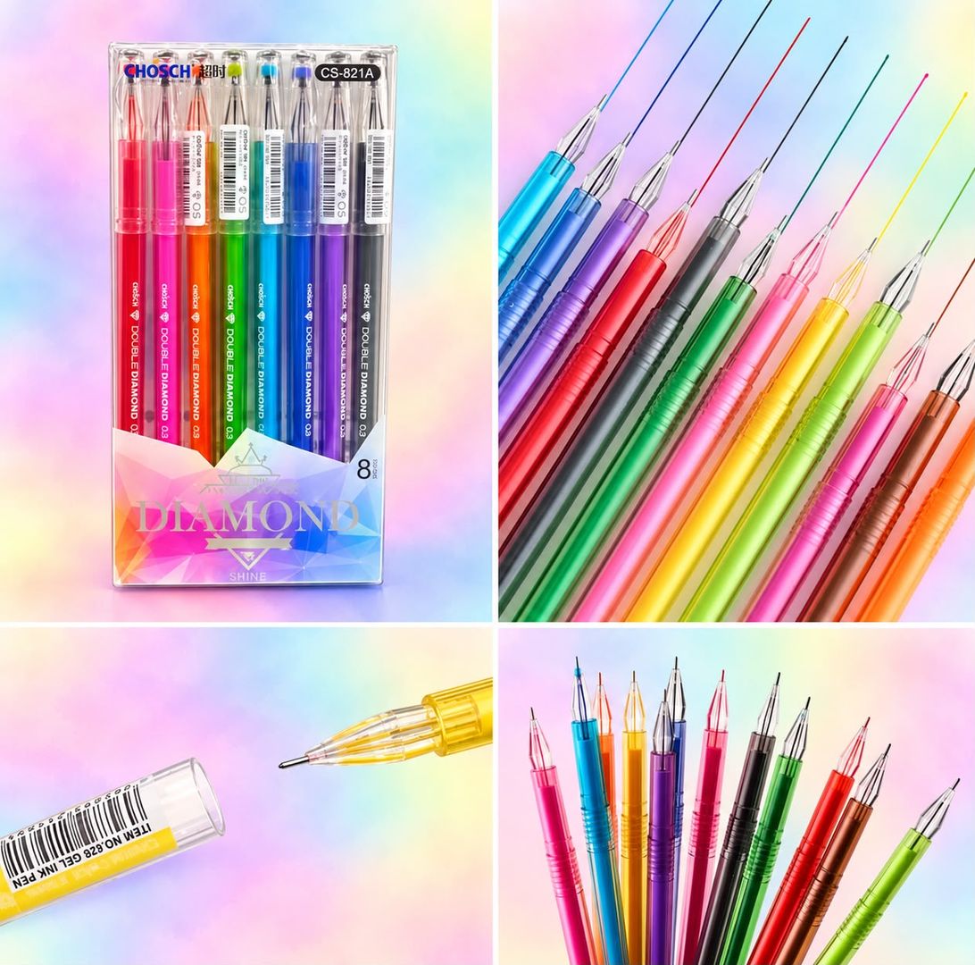 Esferos de colores x 8