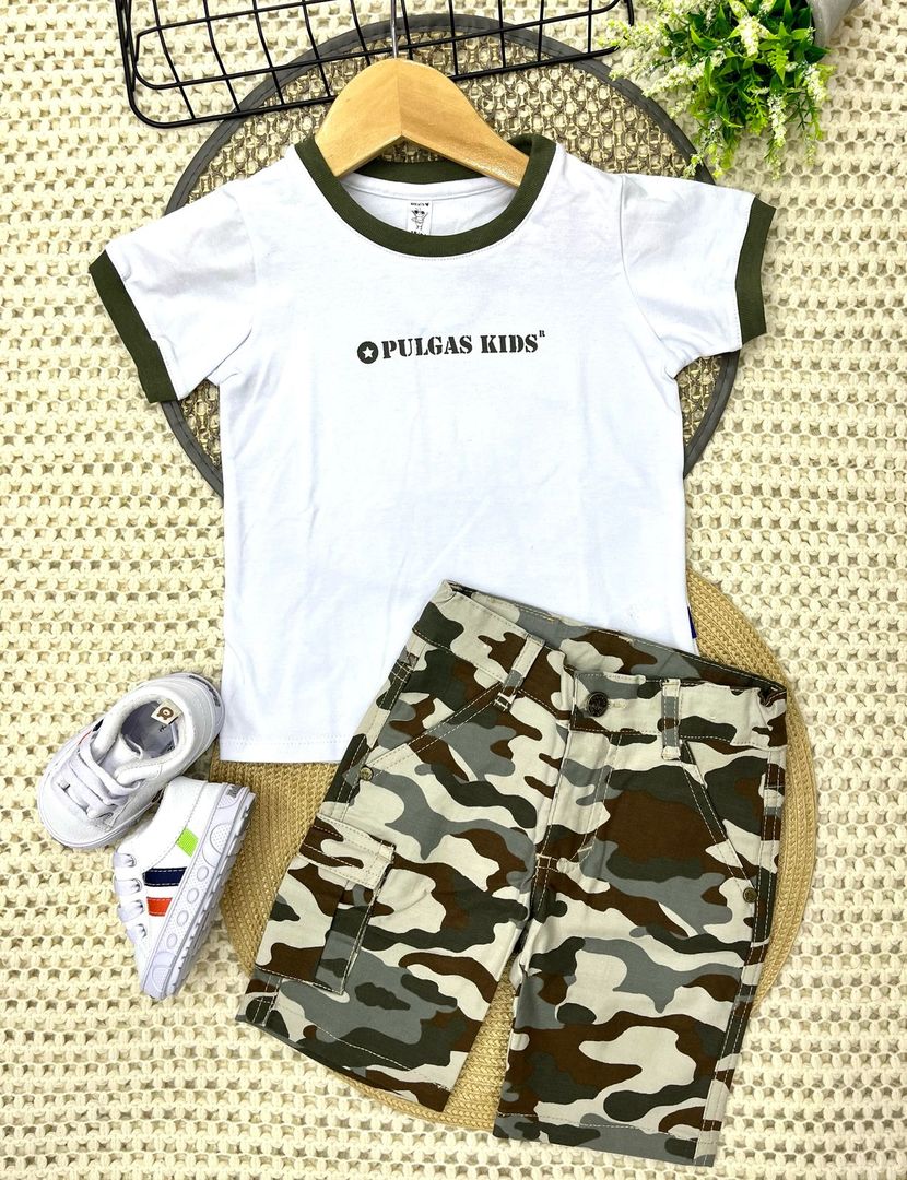 Conjunto bermuda bebito