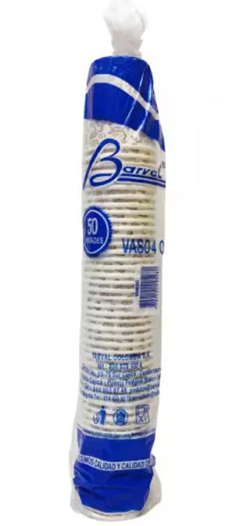 VASO CARTON *50 4 ONZ BARVAL