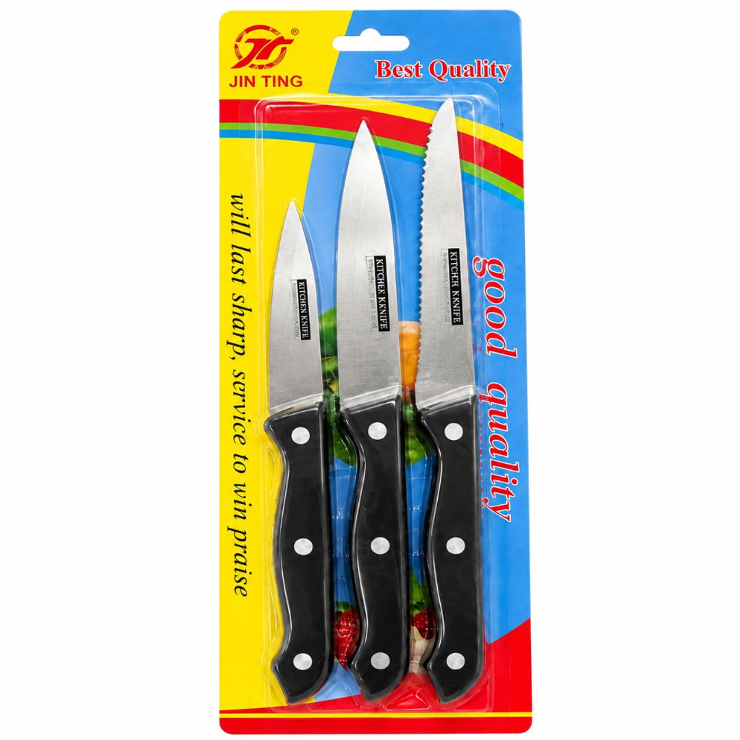 Set x3 Cuchillos de Cocina