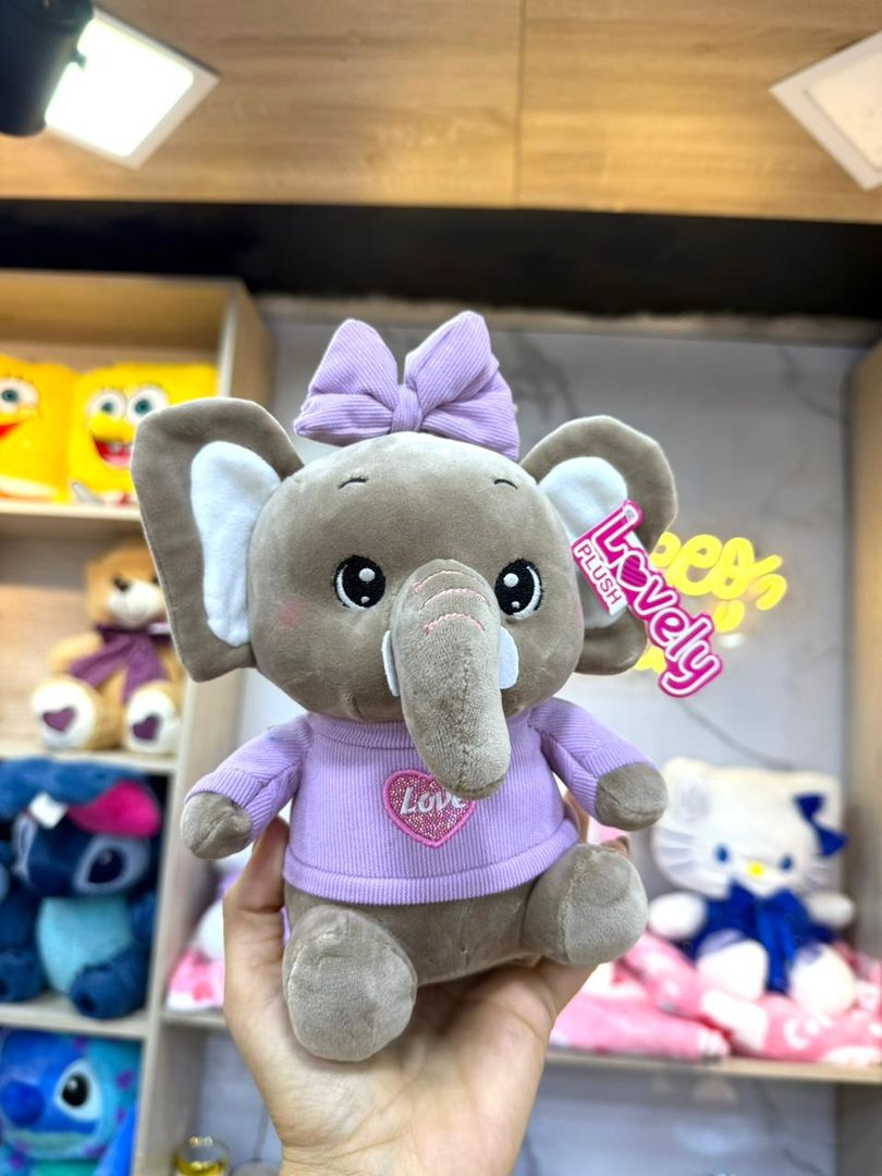 Elefante camisa estampado 20cm