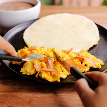 Imagen del producto Arepa con Huevos Jamón 