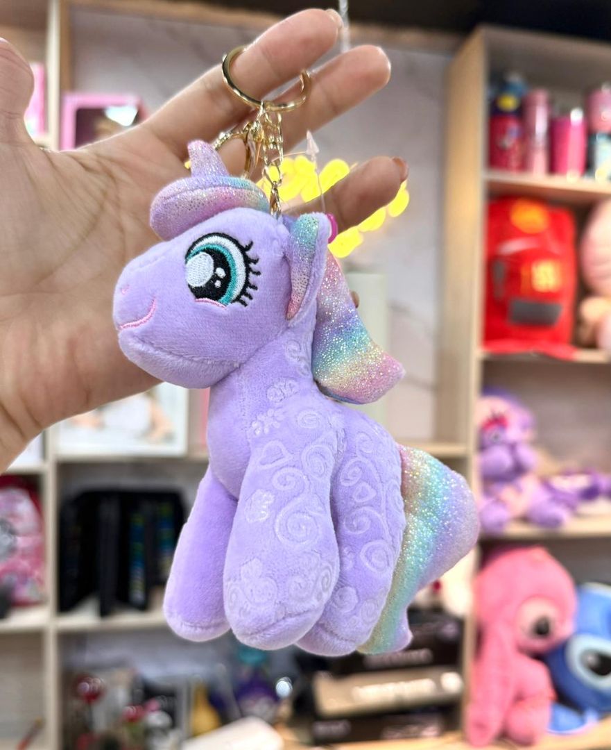 LLAVERO UNICORNIO  PELUCHE