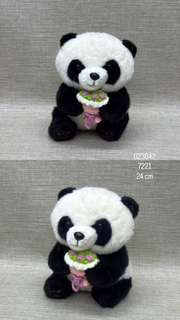PANDA CON RAMO 24 CM