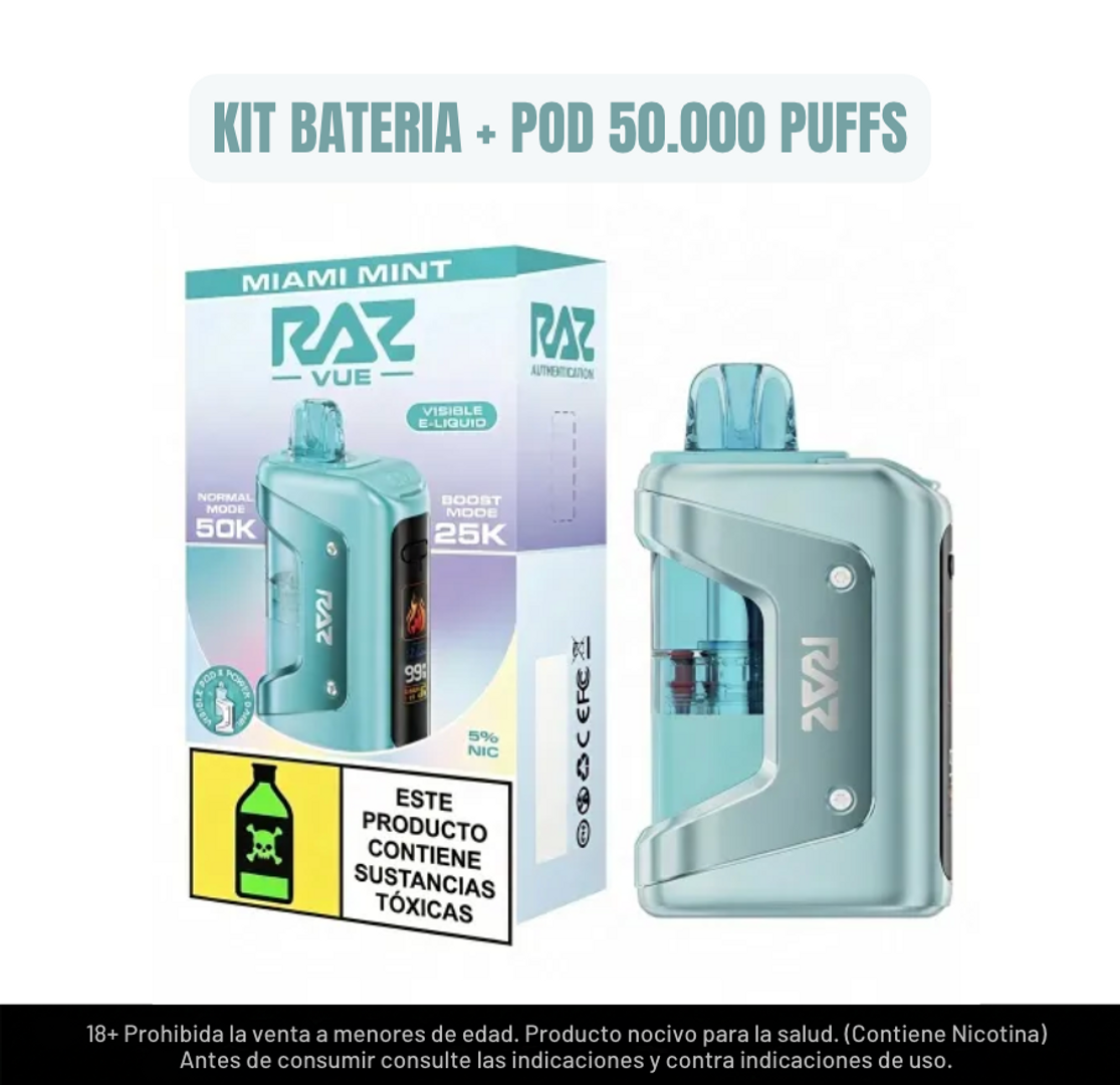 Raz Kit Miami Mint 50.000 Puffs