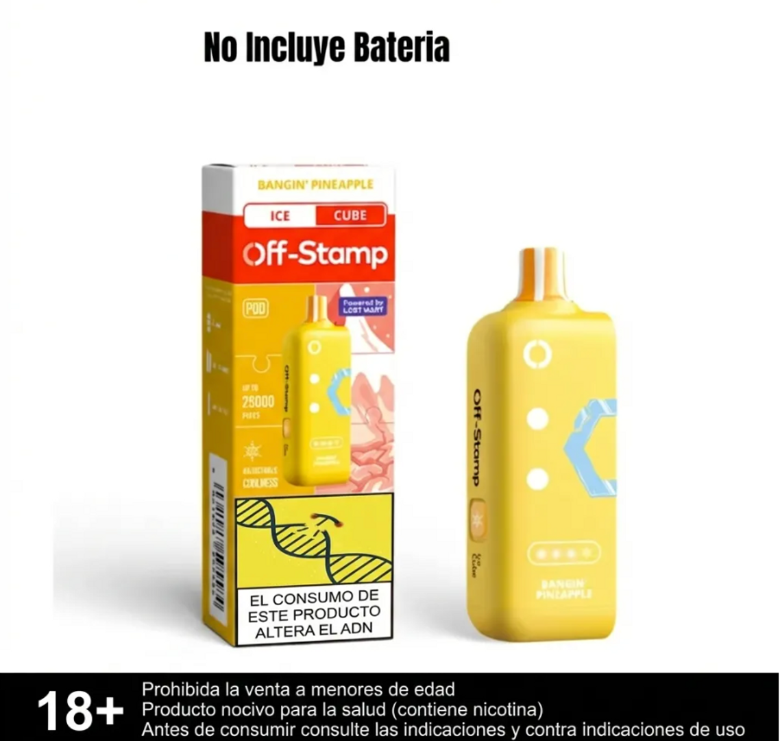 Pod Off Stamp Bangin' Pineapple 35.000 Puffs - Ice