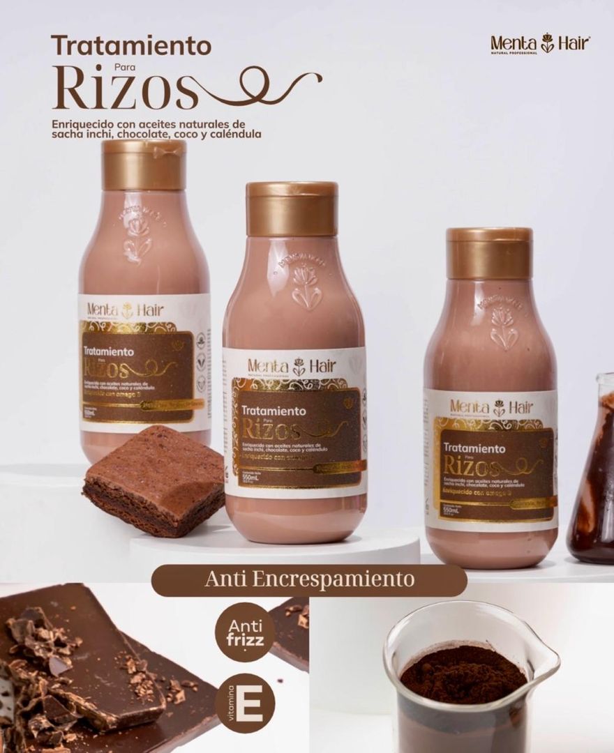 MENTA HAIR TRATAMIENTO RIZOS CHOCOTELLA