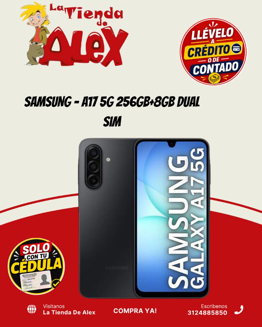 SAMSUNG - A17 5G 256GB+8GB Dual Sim