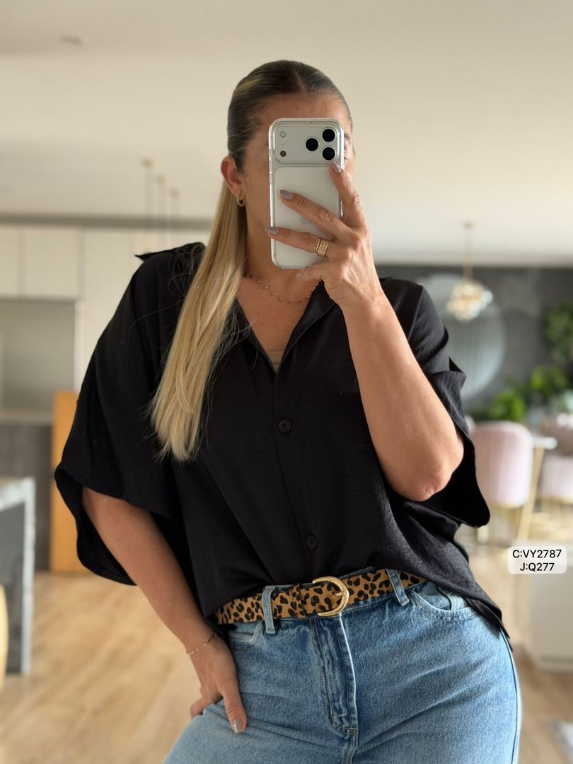 CAMISERA MANGA CORTA ANCHA VY2787