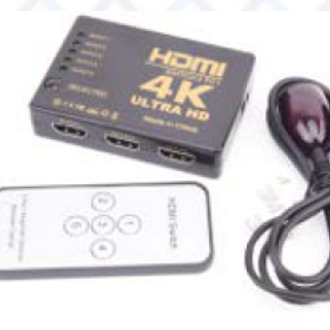 Imagen del producto SWITCH 5x1 4K HD CON IR CABLE
