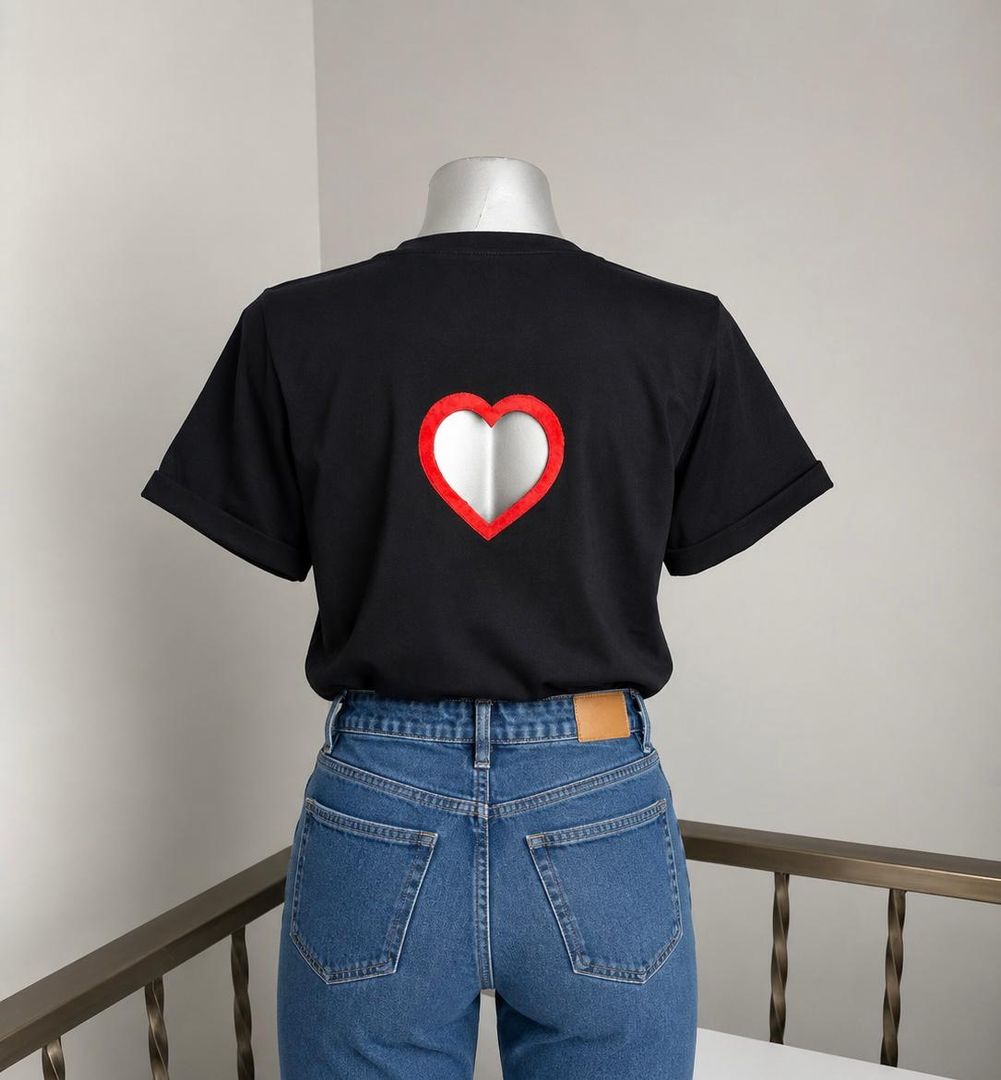 Corazón hueco espalda 