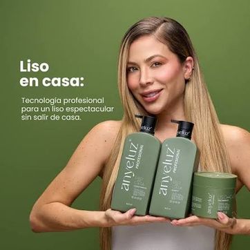 Kit Anyeluz Antifrizz Brillo Liso Profesional (Shampoo+Acondicionador+Mascarilla) - imagen 1