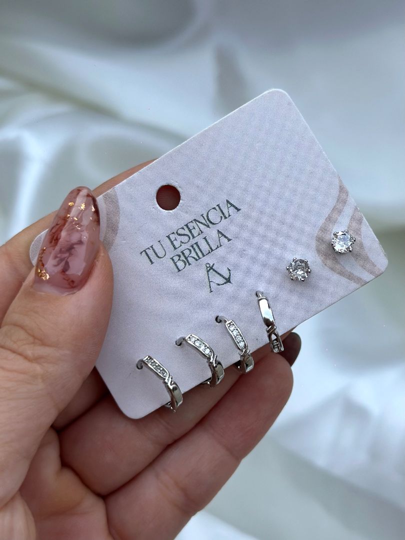 Set trío candonga circonias 