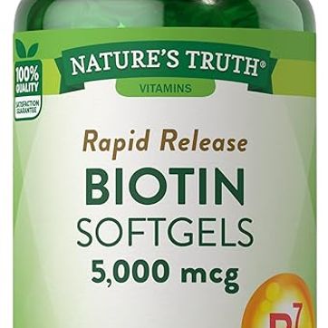 Biotin 5.000 Mcg 60 SoftGels - imagen 1