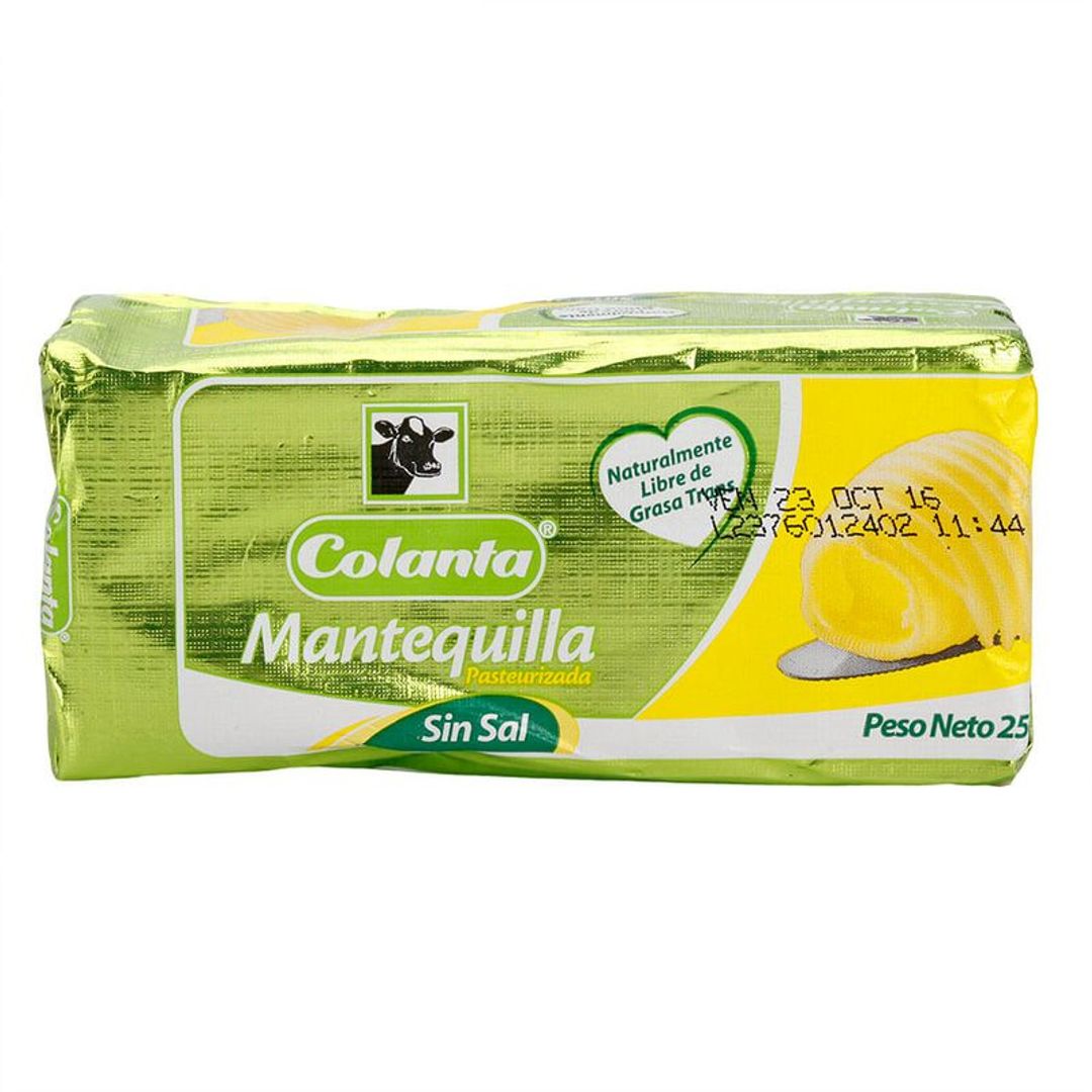 MANTEQUILLA*250G COLANTA