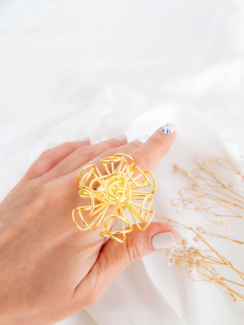 ANILLO FLOR ALAMBRISMO - ITIEL 