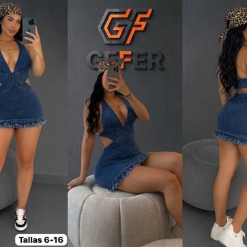 Vestido jean strech - imagen 1