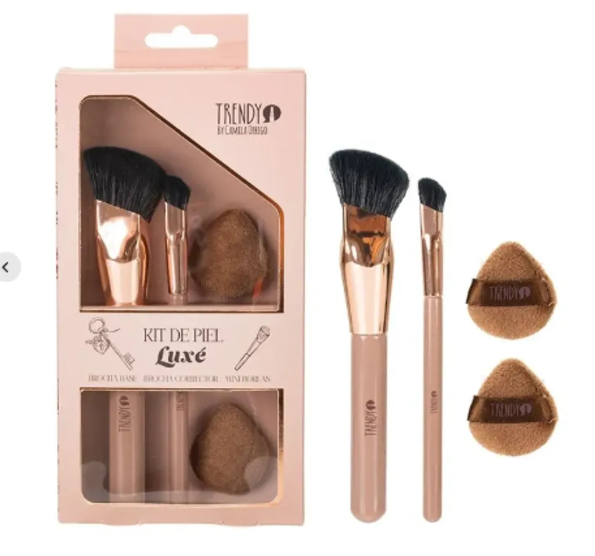 Kit Brochas Piel Luxé Ref KBP2506