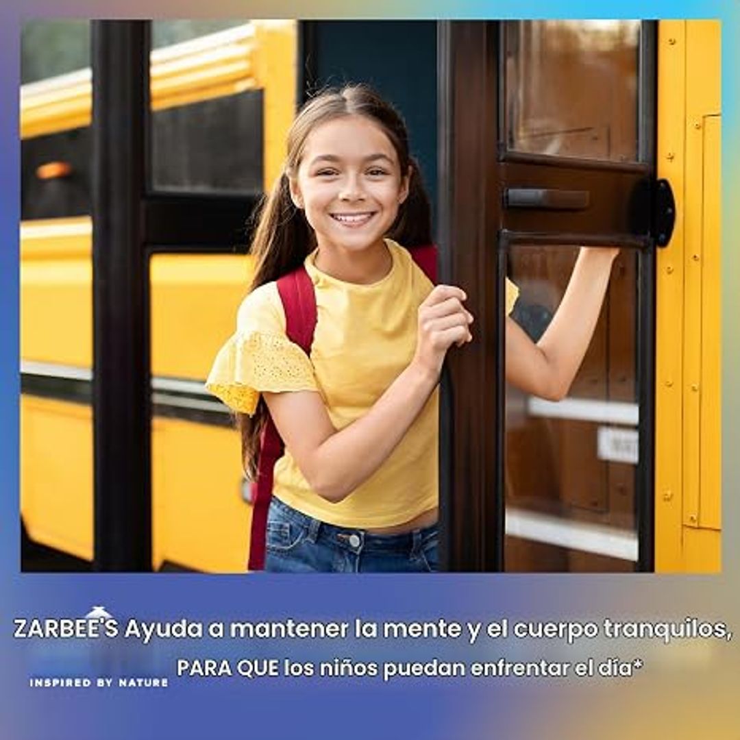 Gomitas calmantes para niños con magnesio, frambuesa, 30 unidades Zarbee's 